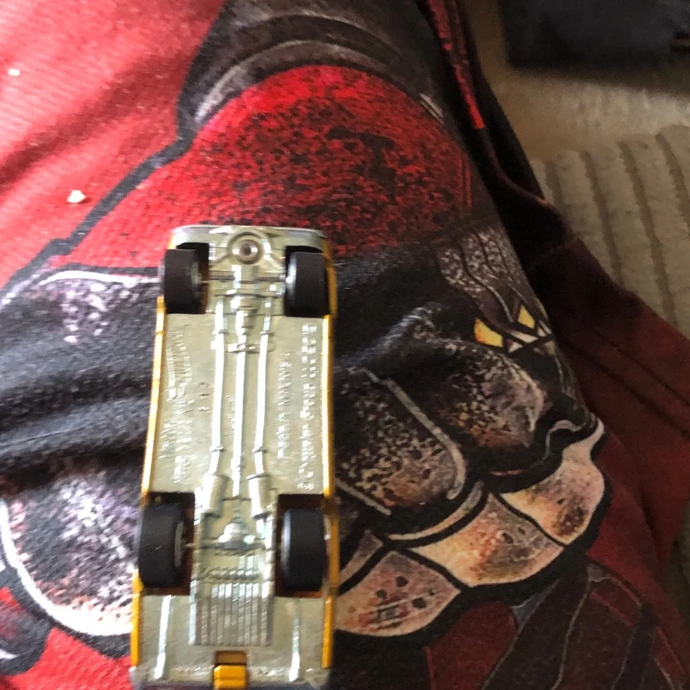 Gold Men's Accessory - Vintage-Style Toy Car Accent